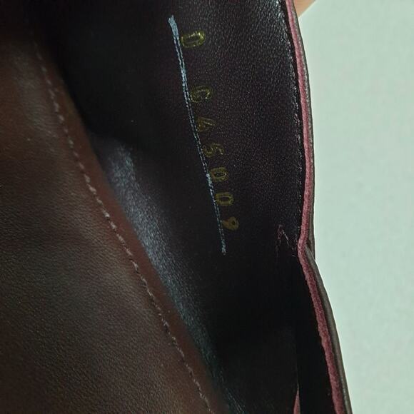 Chanel Burgundy Quilted Platform Slingback Sandals 40.5 - Picture 9 of 11